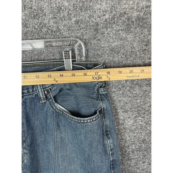 Levis 559 Jeans Men's 36x30 Blue Relaxed Straight Leg Stretch Denim Flex - Picture 4 of 15